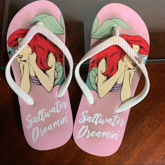 Roxy Other - Girl’s Roxy X Disney Little Mermaid Ariel Flip Flop Sandals